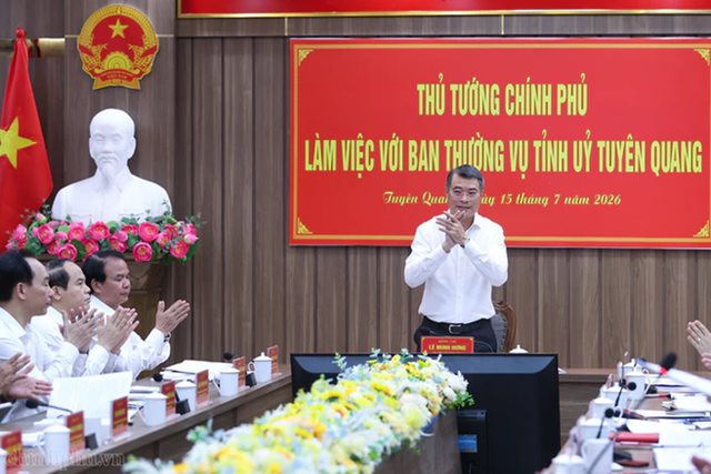 Thủ tướng: Tuyên Quang phải nỗ lực gấp 2-3 lần để đạt mục tiêu tăng trưởng hai con số